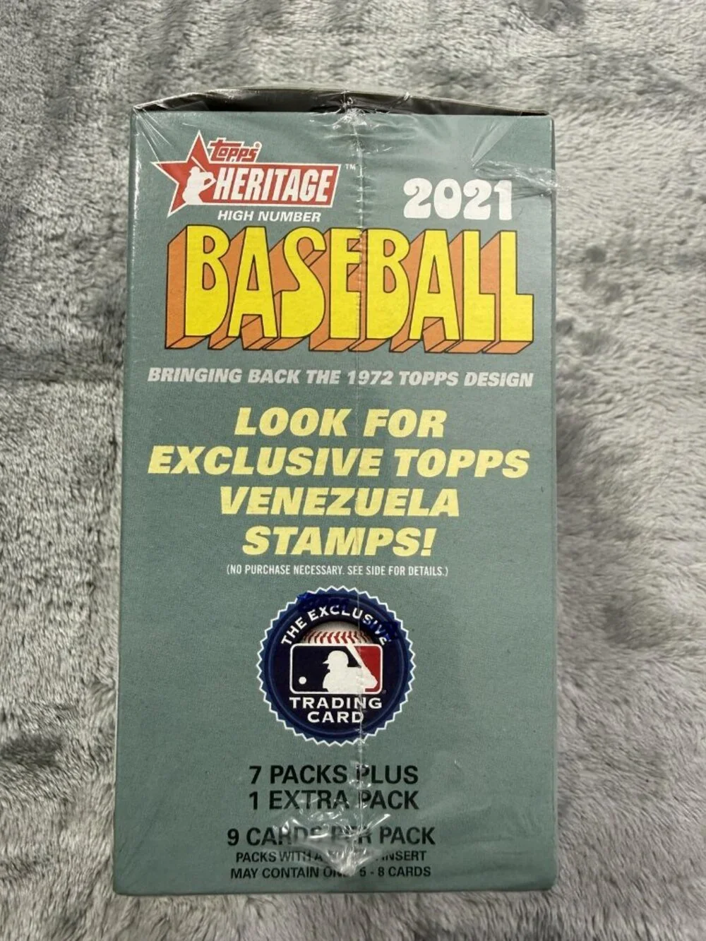 New 2021 Topps Heritage High Number Baseball Box MLB 72 Cards Sealed Retail